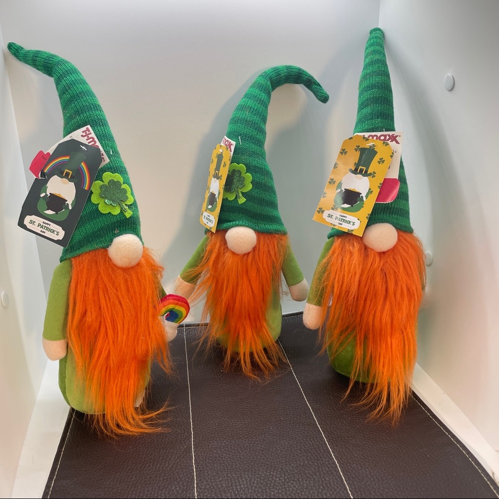 Trio of Green Gnomes
